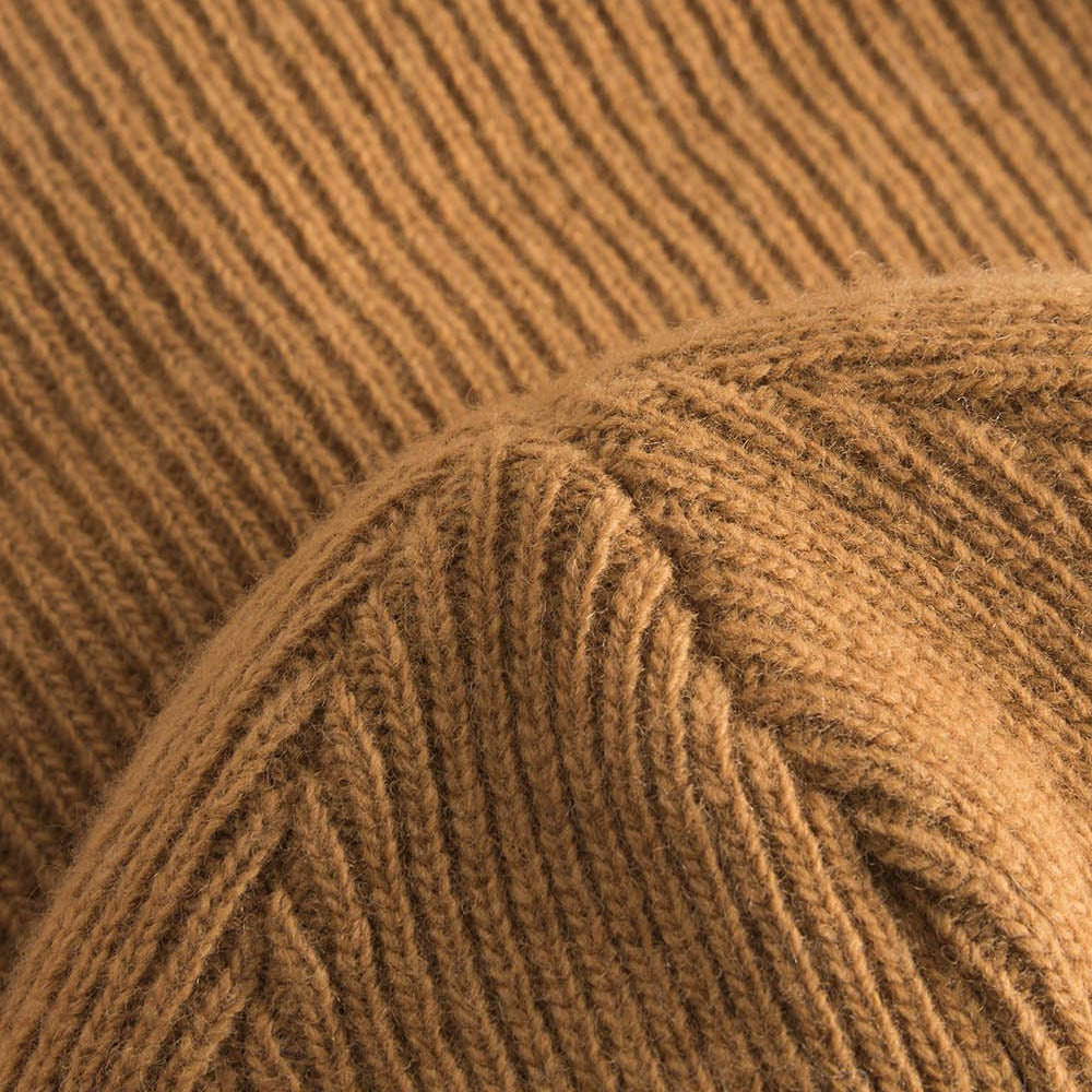 Wood Wood Mandre Ribbed Beanie Camel