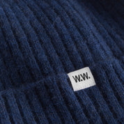 Wood Wood Luca Lambswool Beanie Navy