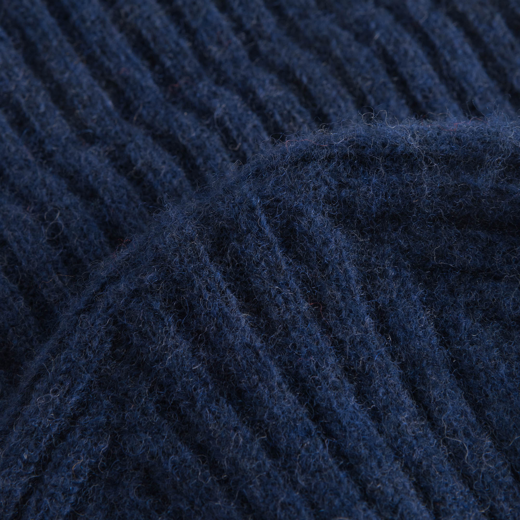 Wood Wood Luca Lambswool Beanie Navy