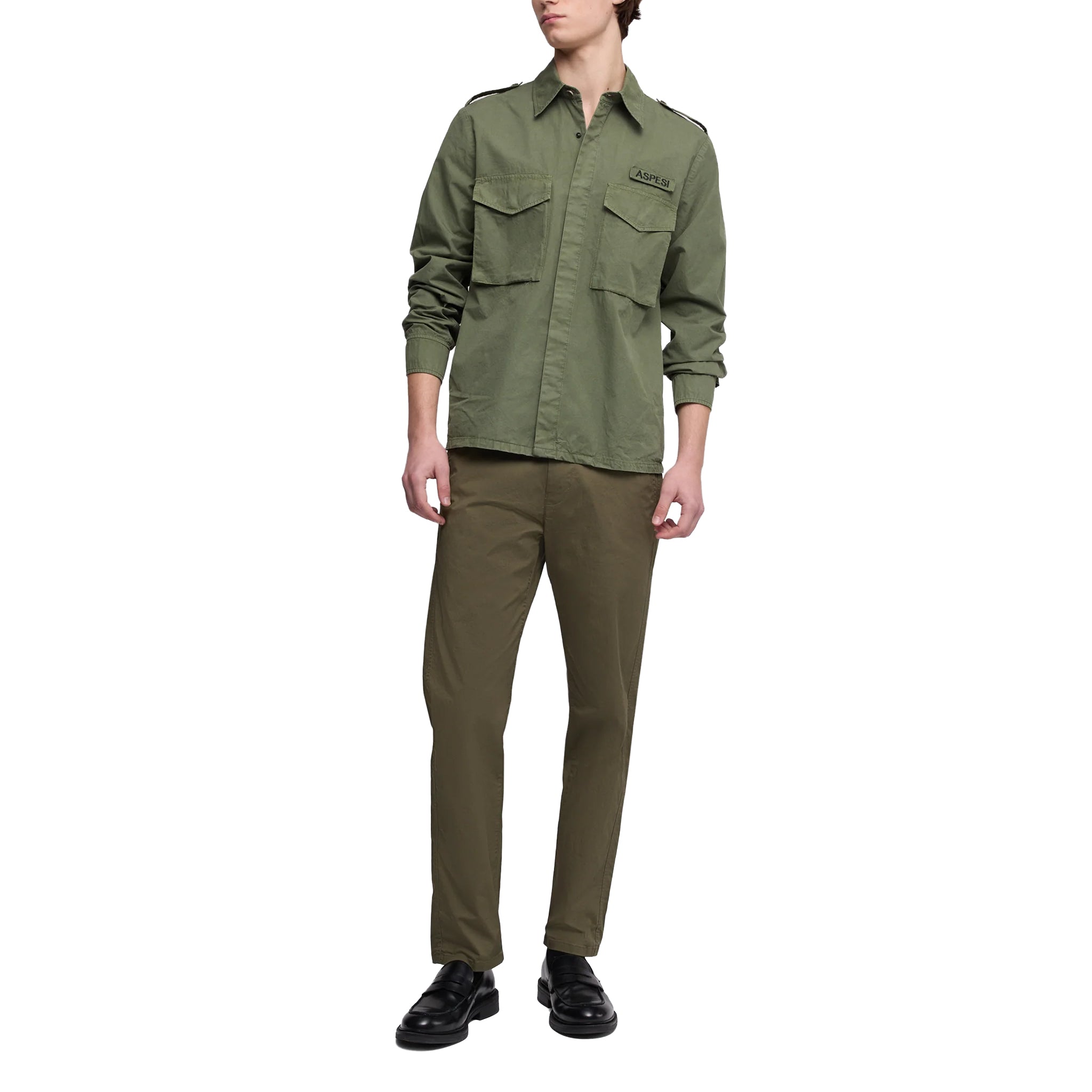 Aspesi Camicia field shirt Green