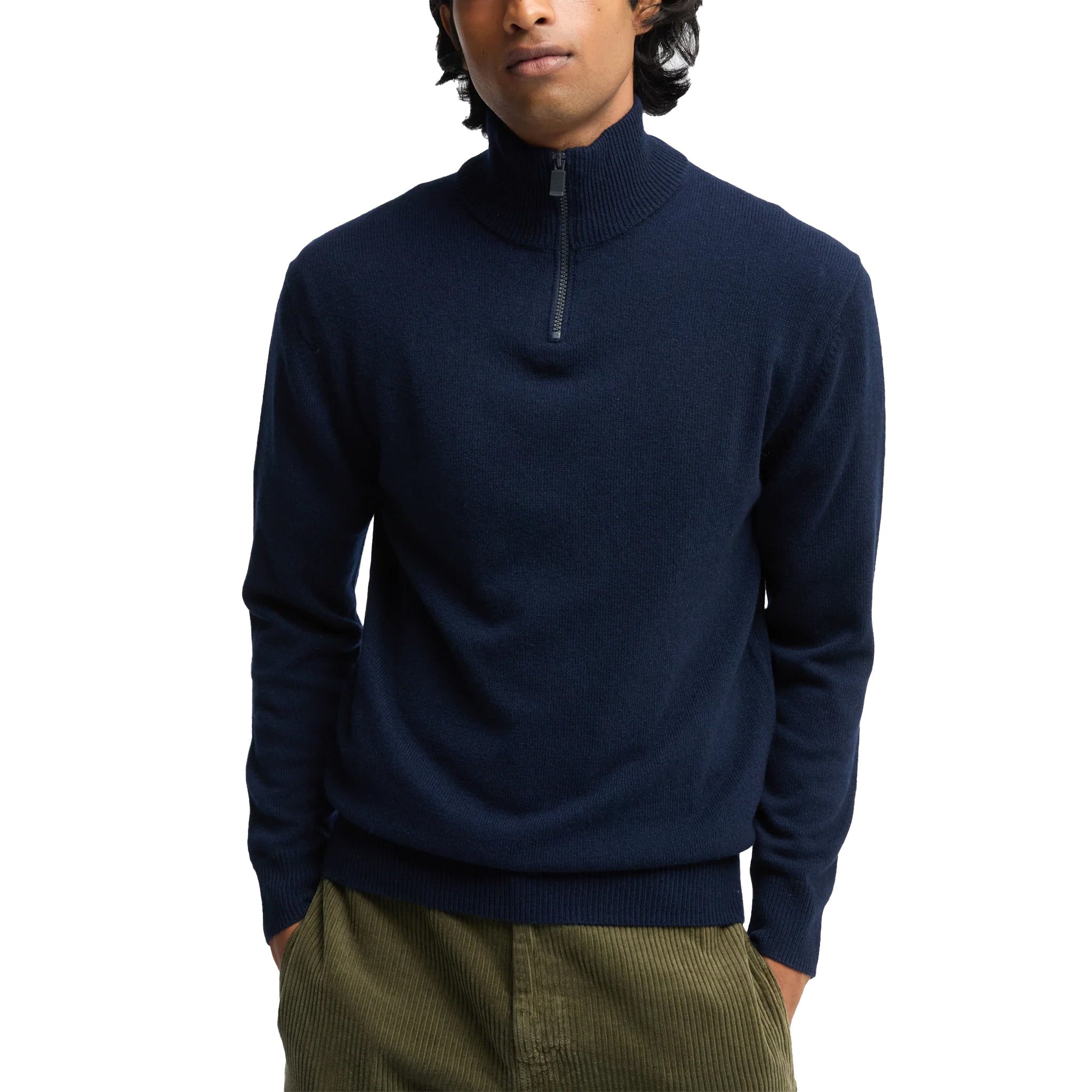 Aspesi High-necked jumper Navy