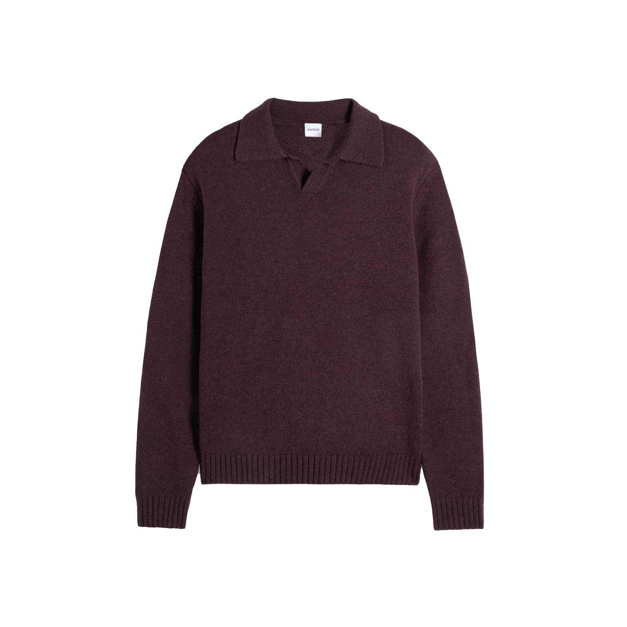 Aspesi knit polo Bordeaux