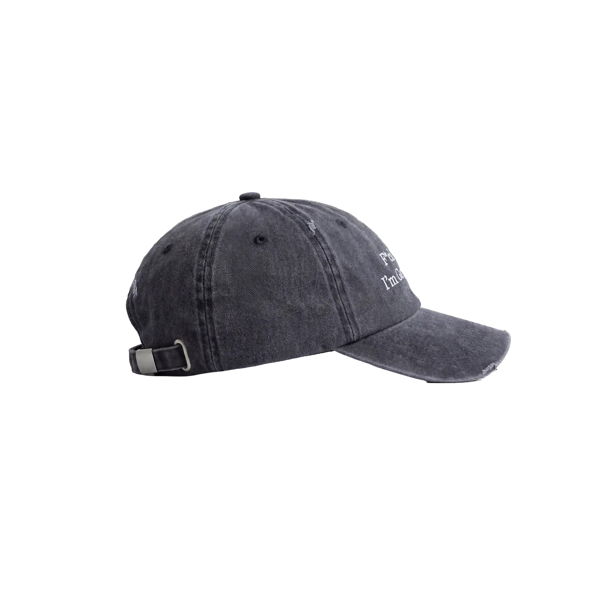 Bram's fruit Distressed f*ck off I'm gardening cap Charcoal