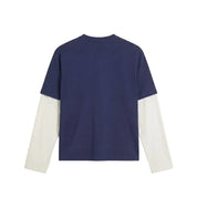 Bram's fruit Double layer t-shirt Blue