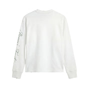 Bram's fruit Distressed script logo longsleeve Off White