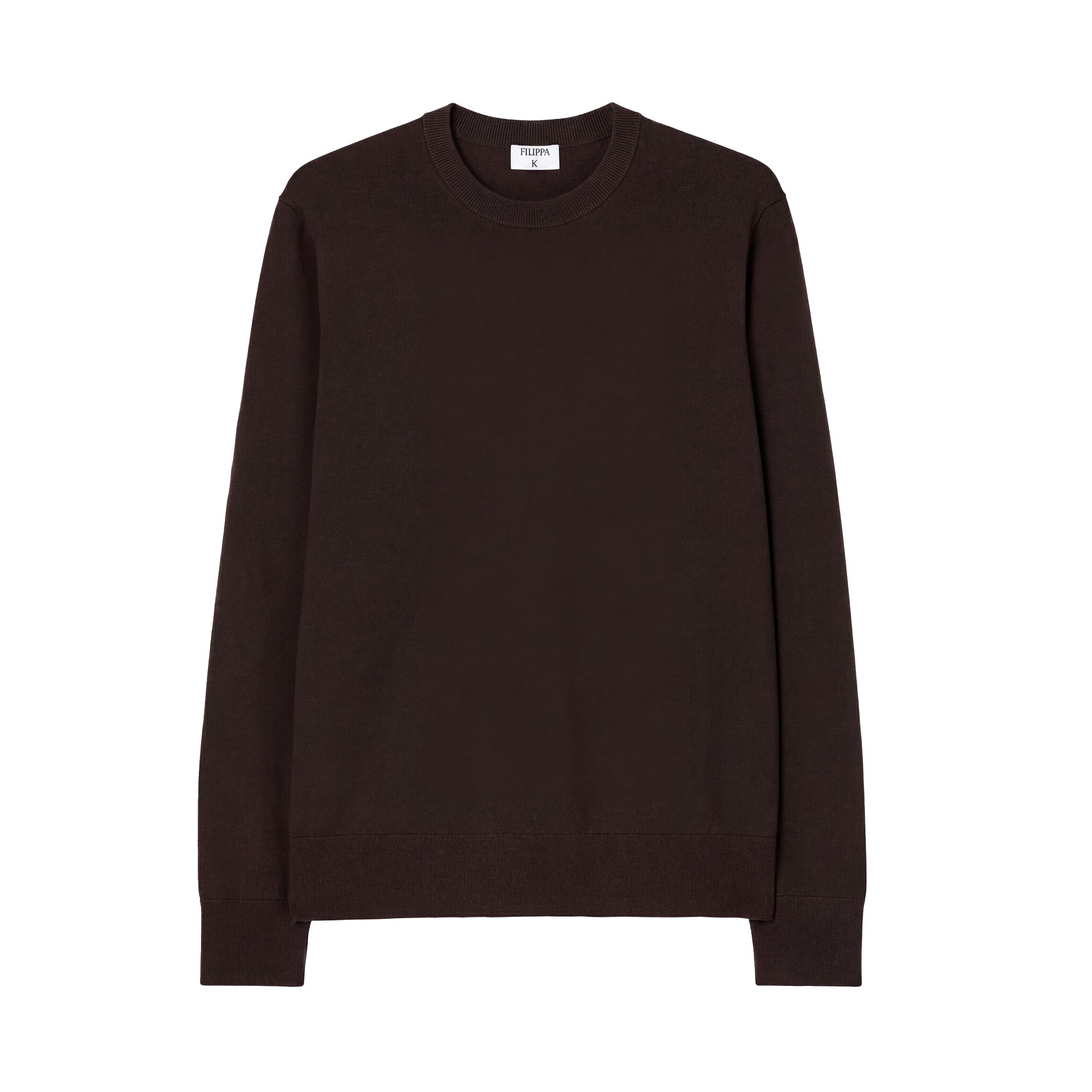 Filippa K Cotton merino sweater Chocolate