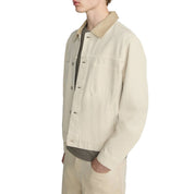 FRAME Canvas utility jacket Sand
