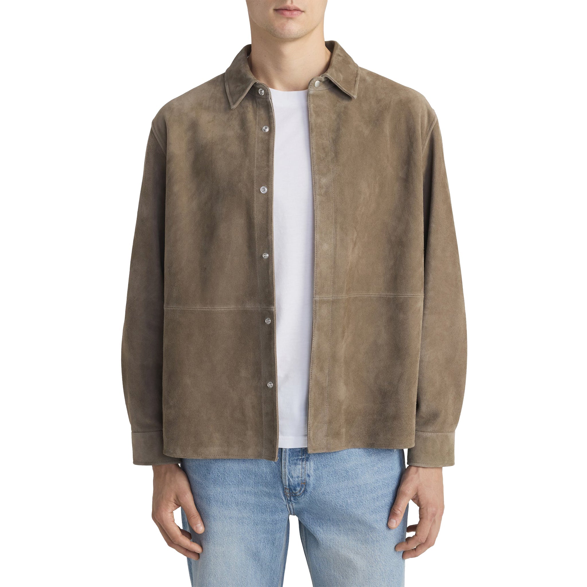 FRAME Suede shirt Beige