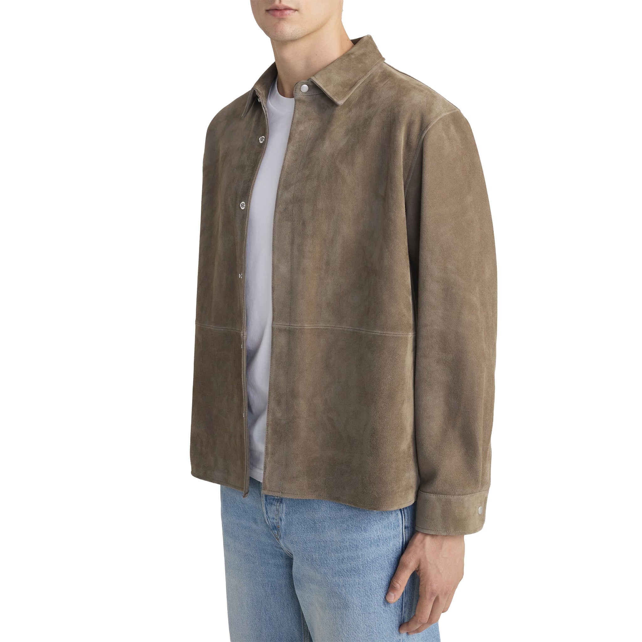 FRAME Suede shirt Beige