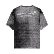 New Amsterdam Surf Association Logo knit tee inside print Black
