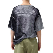 New Amsterdam Surf Association Logo knit tee inside print Black