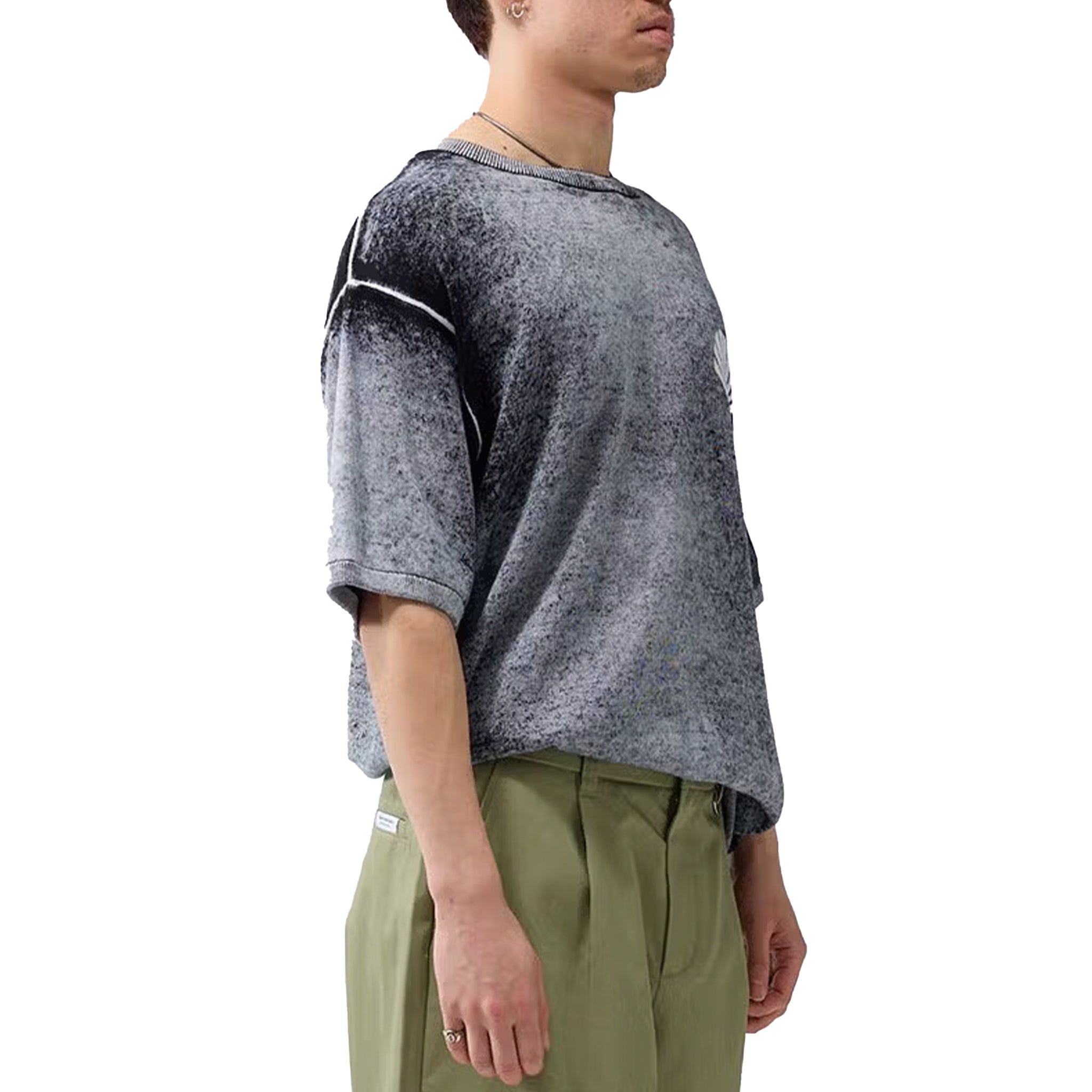 New Amsterdam Surf Association Logo knit tee inside print Black