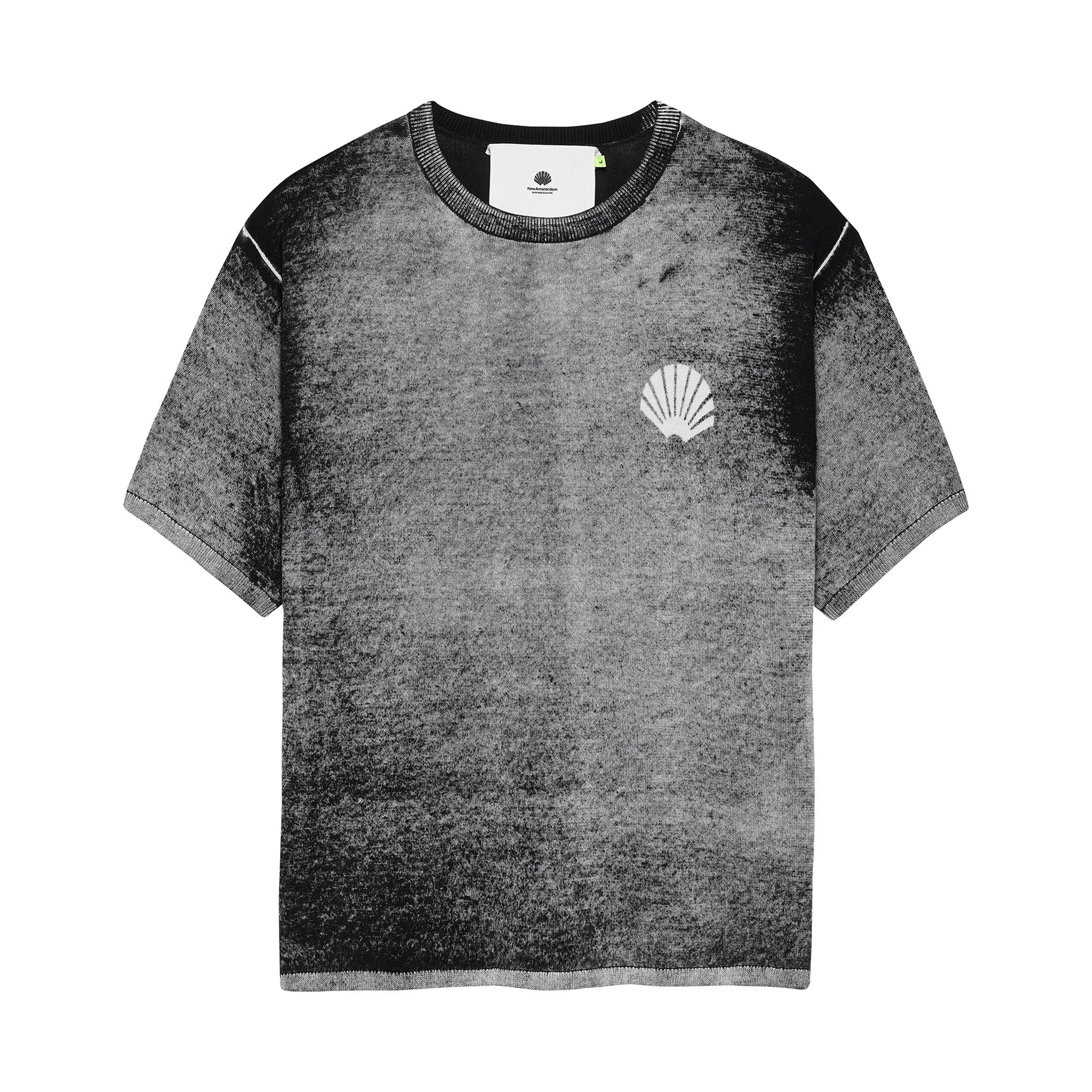 New Amsterdam Surf Association Logo knit tee inside print Black
