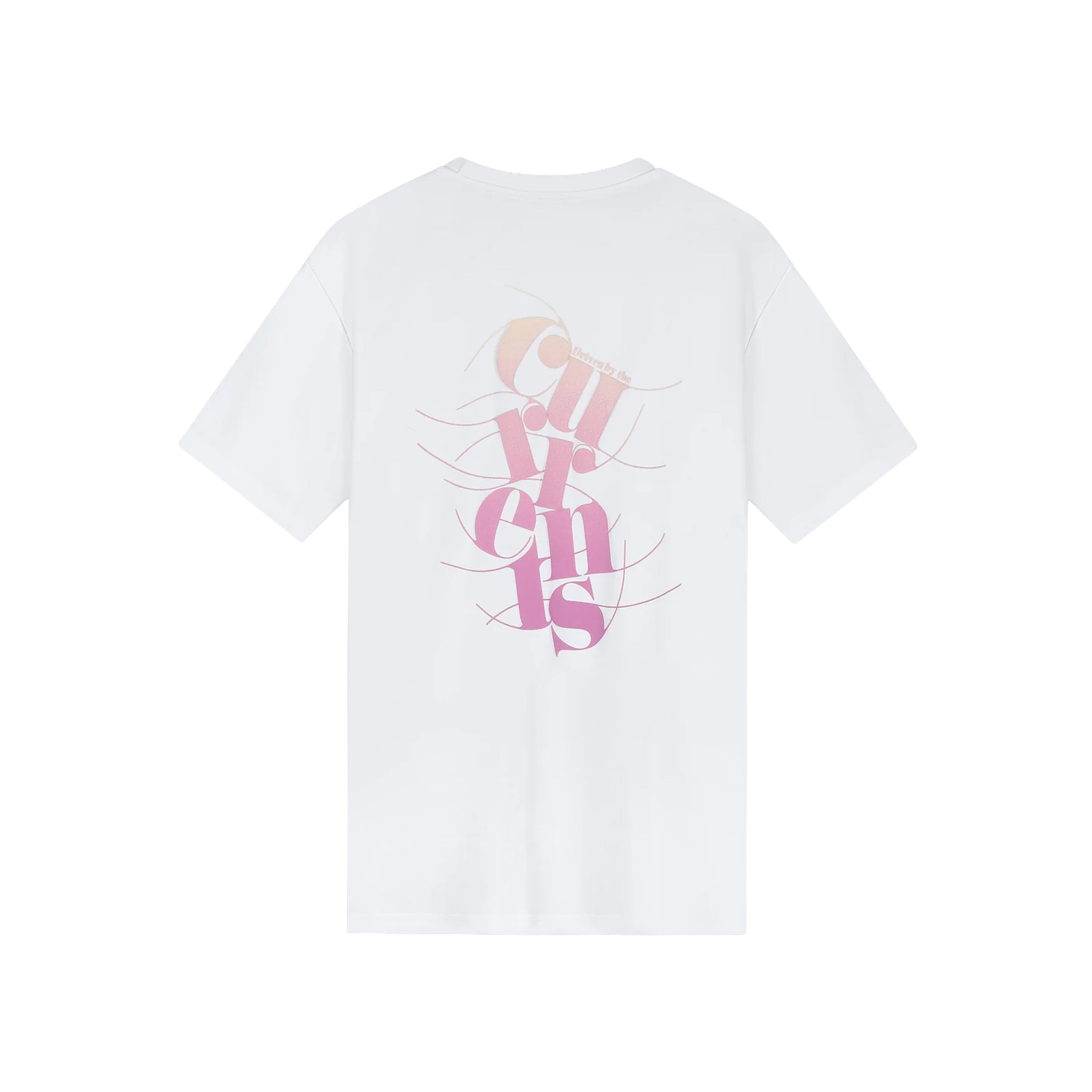 Law Of The Sea Currents artwork tee Bright White