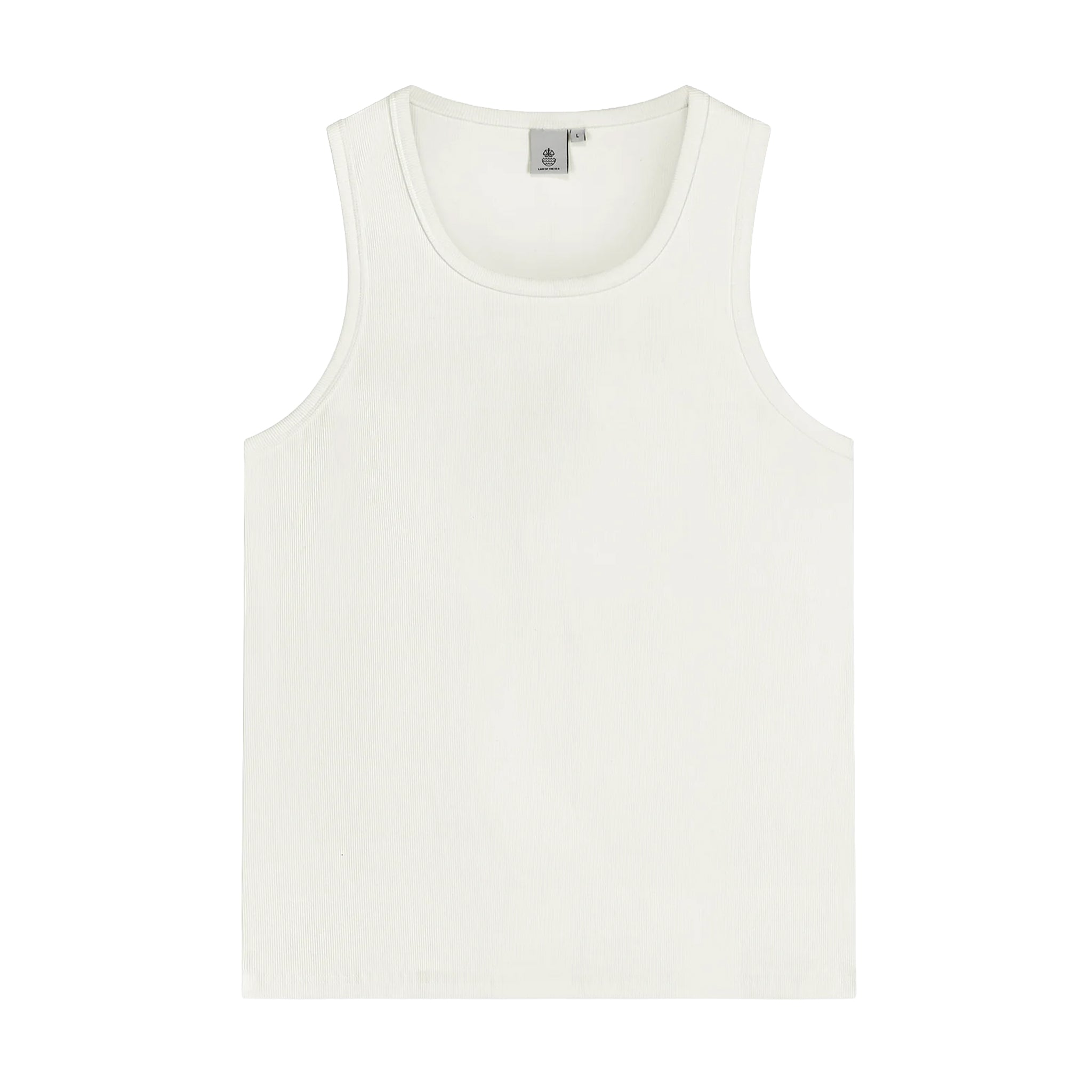 Law Of The Sea Loop ribbed tanktop Milk