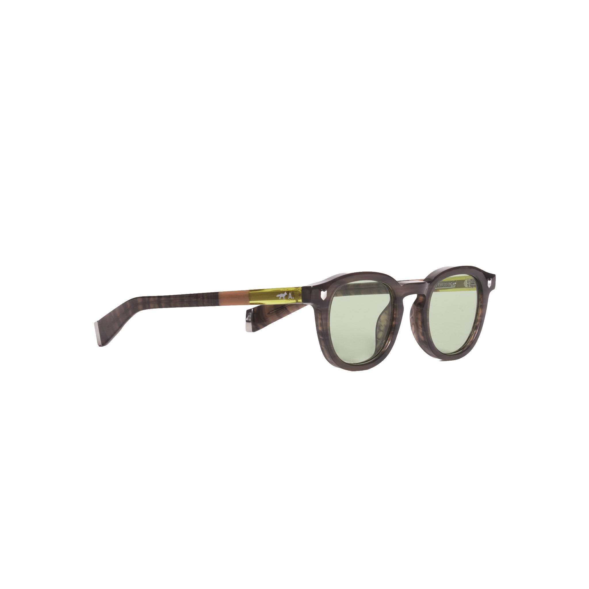 Maison Kitsuné Maison kitsune x a.society camille sunglasses Black/Cognac