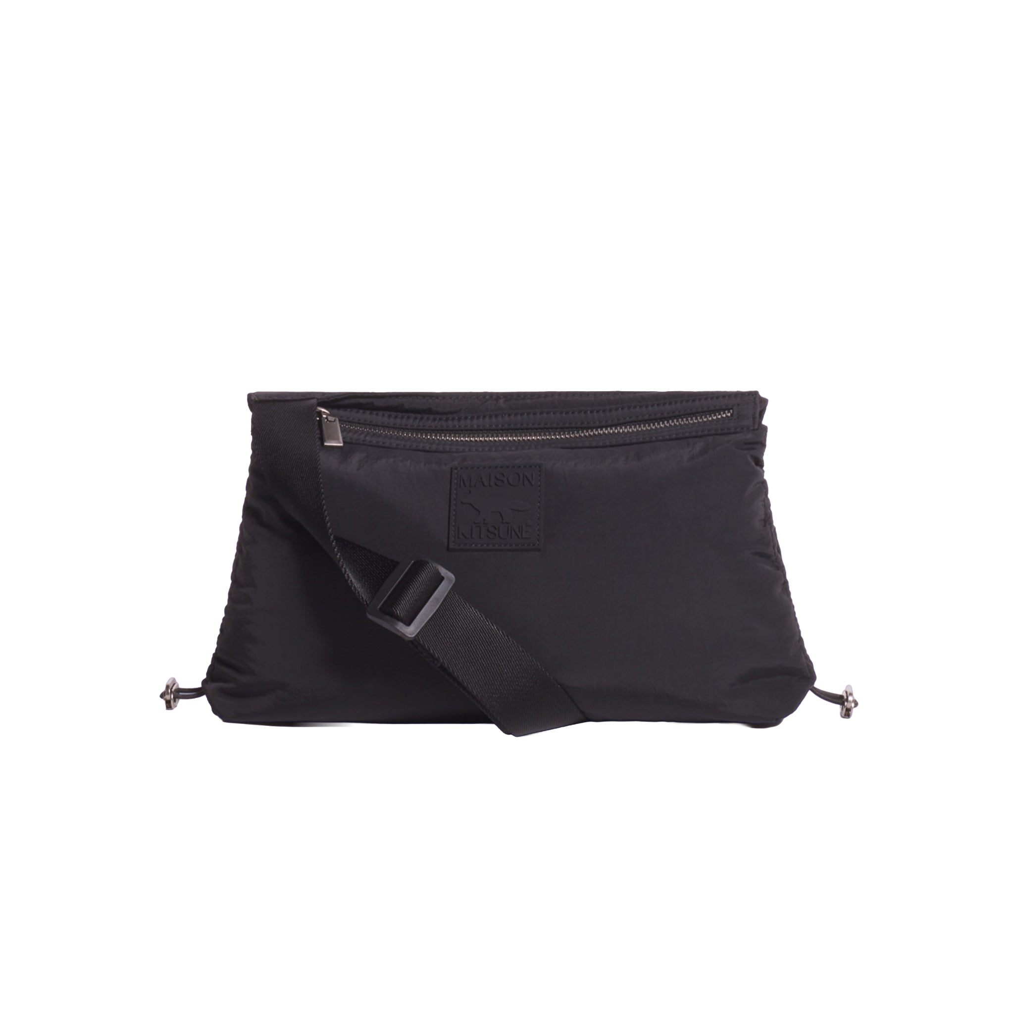 Maison Kitsuné Nylon crossbody bag Black