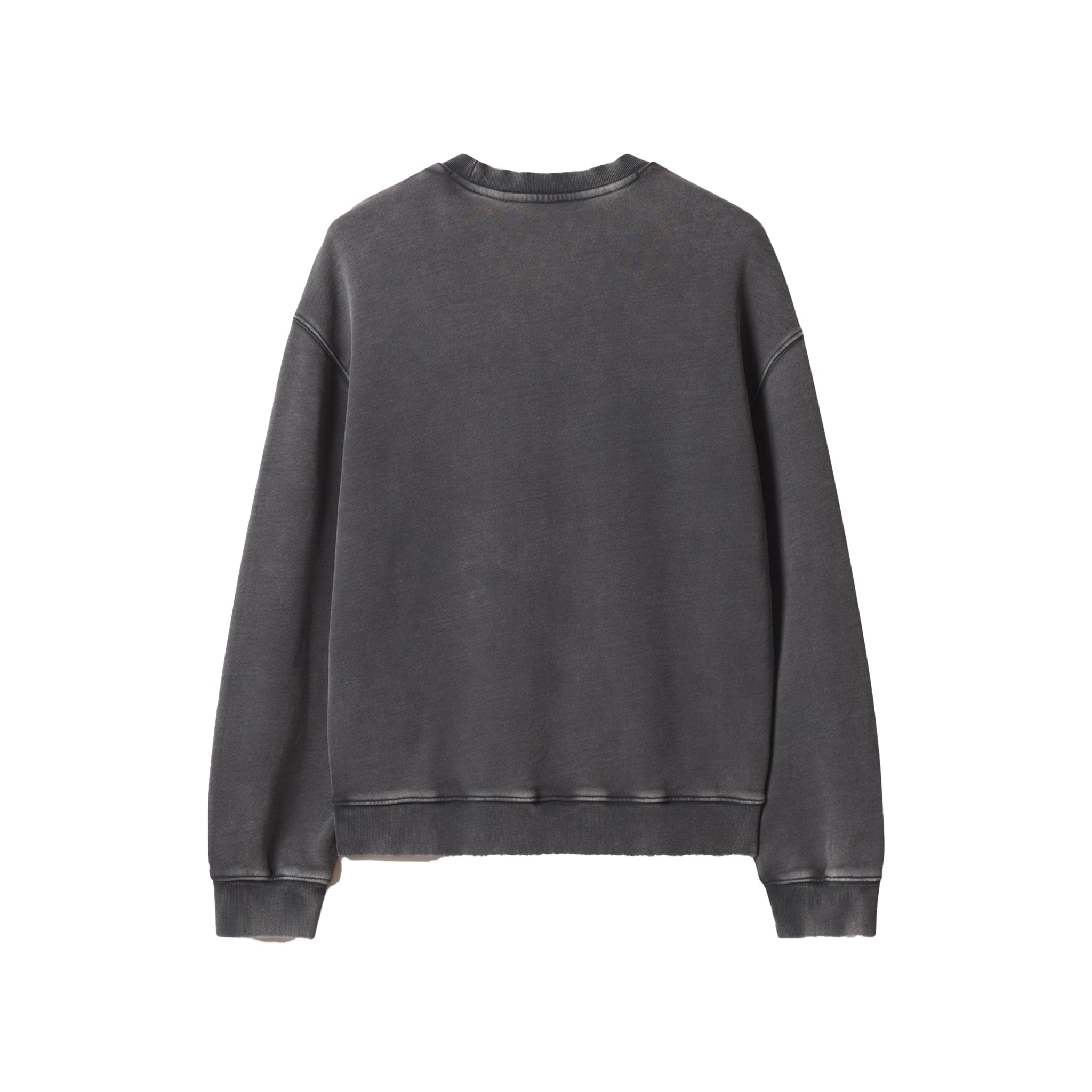 Maison Kitsuné Fox head faded comfort sweat Washed Black