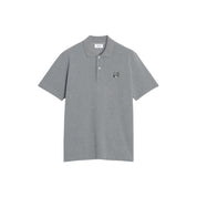 Maison Kitsuné Fox head comfort polo Grey Mel