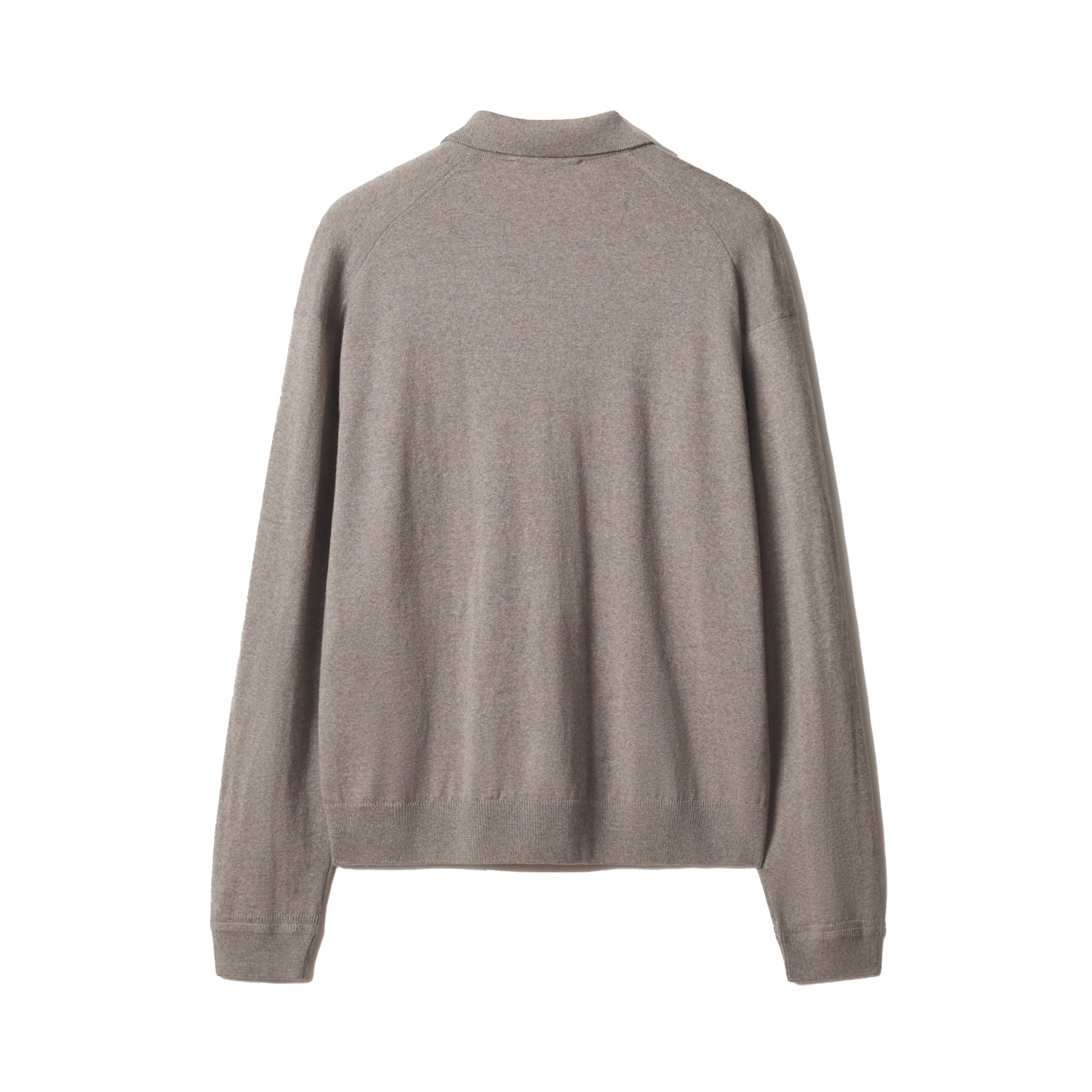 Maison Kitsuné Profile fox comfort polo jumper Taupe