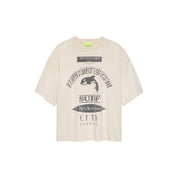 New Amsterdam Surf Association Announcement t-shirt Ecru