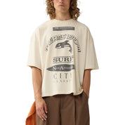 New Amsterdam Surf Association Announcement t-shirt Ecru