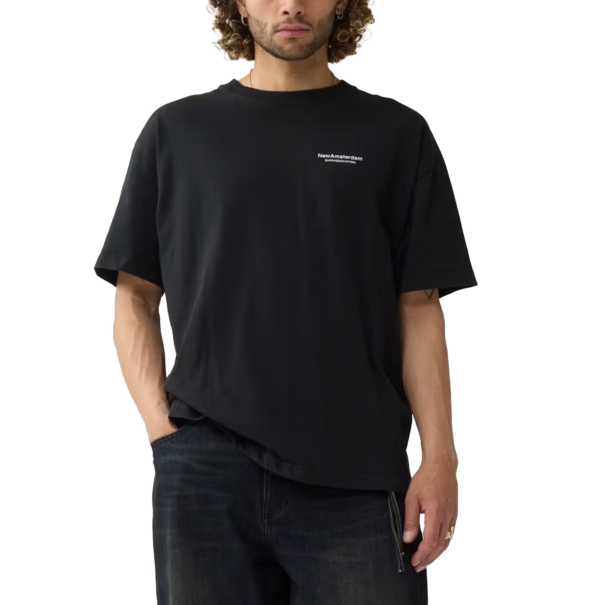 New Amsterdam Surf Association Knocked tee Black