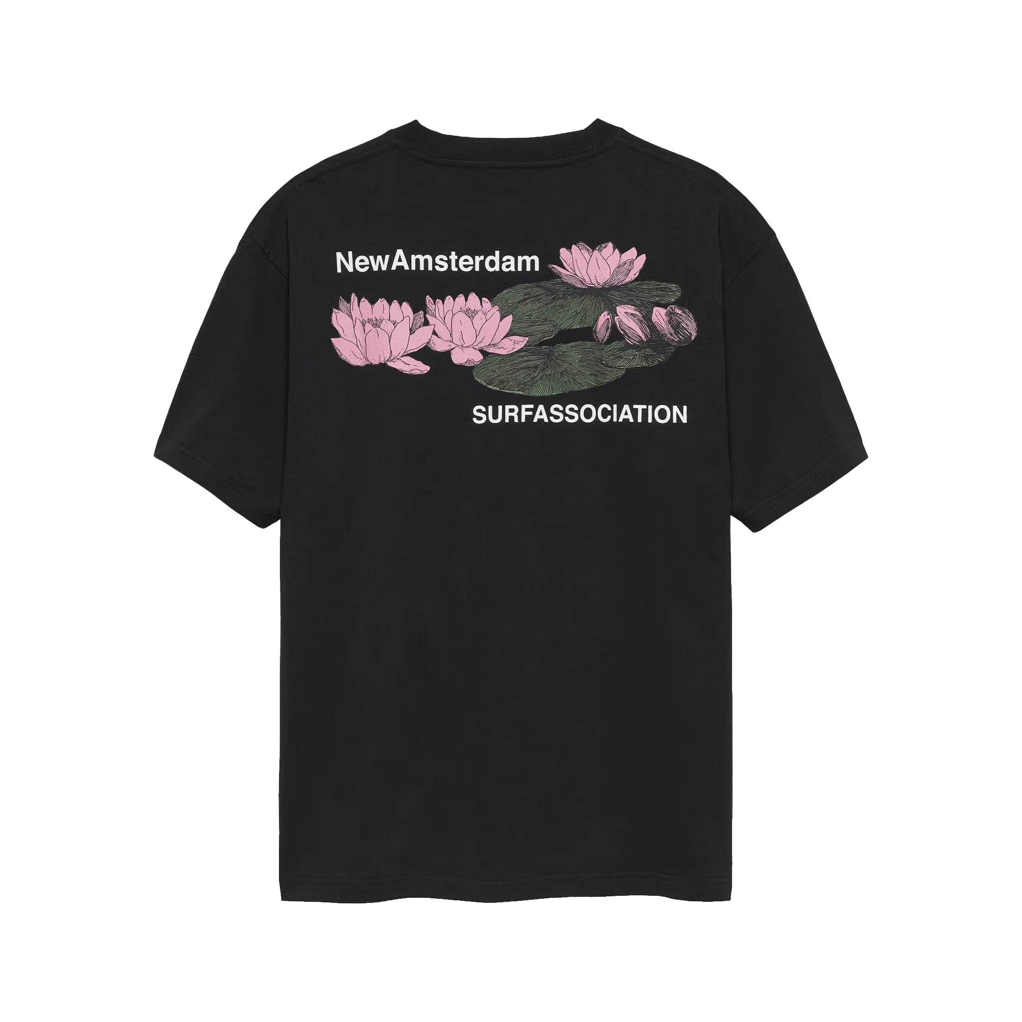 New Amsterdam Surf Association Lilies tee Black