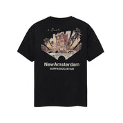 New Amsterdam Surf Association Tropical tee Black