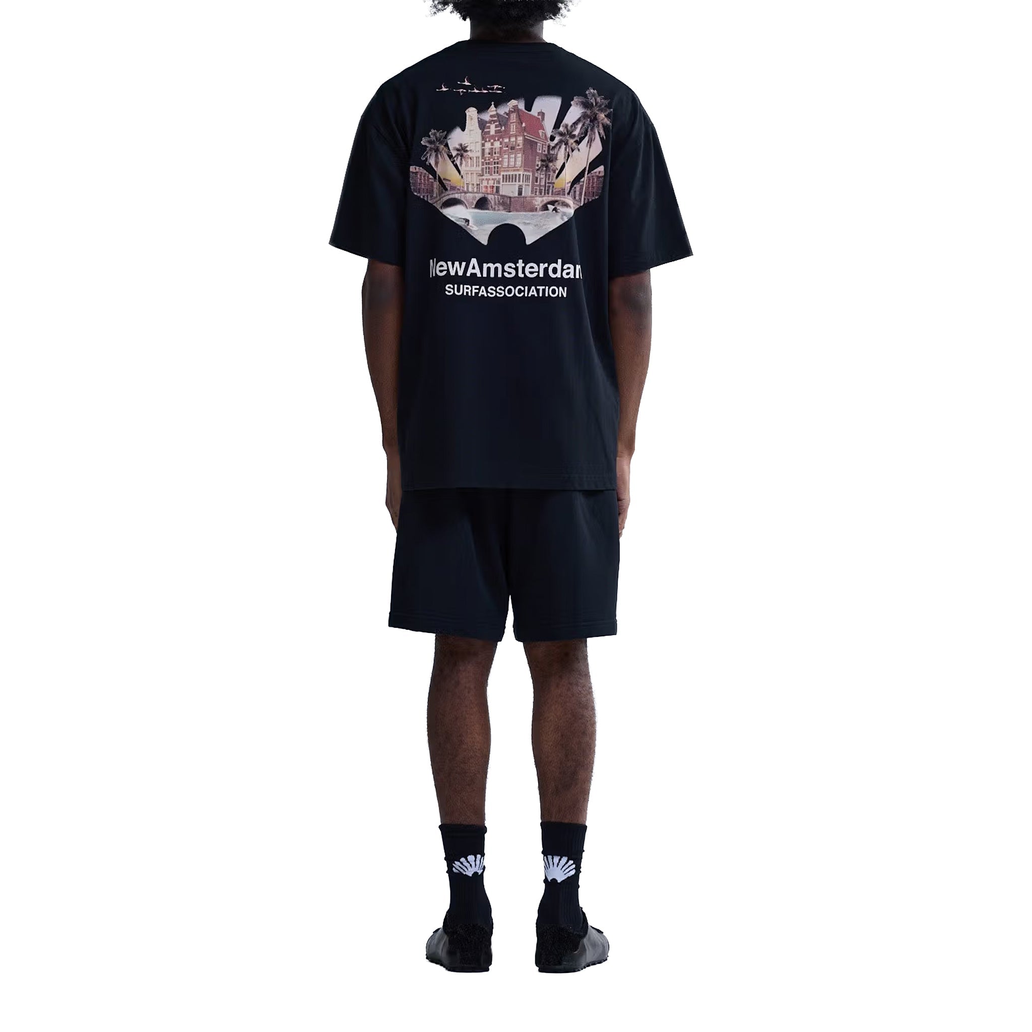 New Amsterdam Surf Association Tropical tee Black