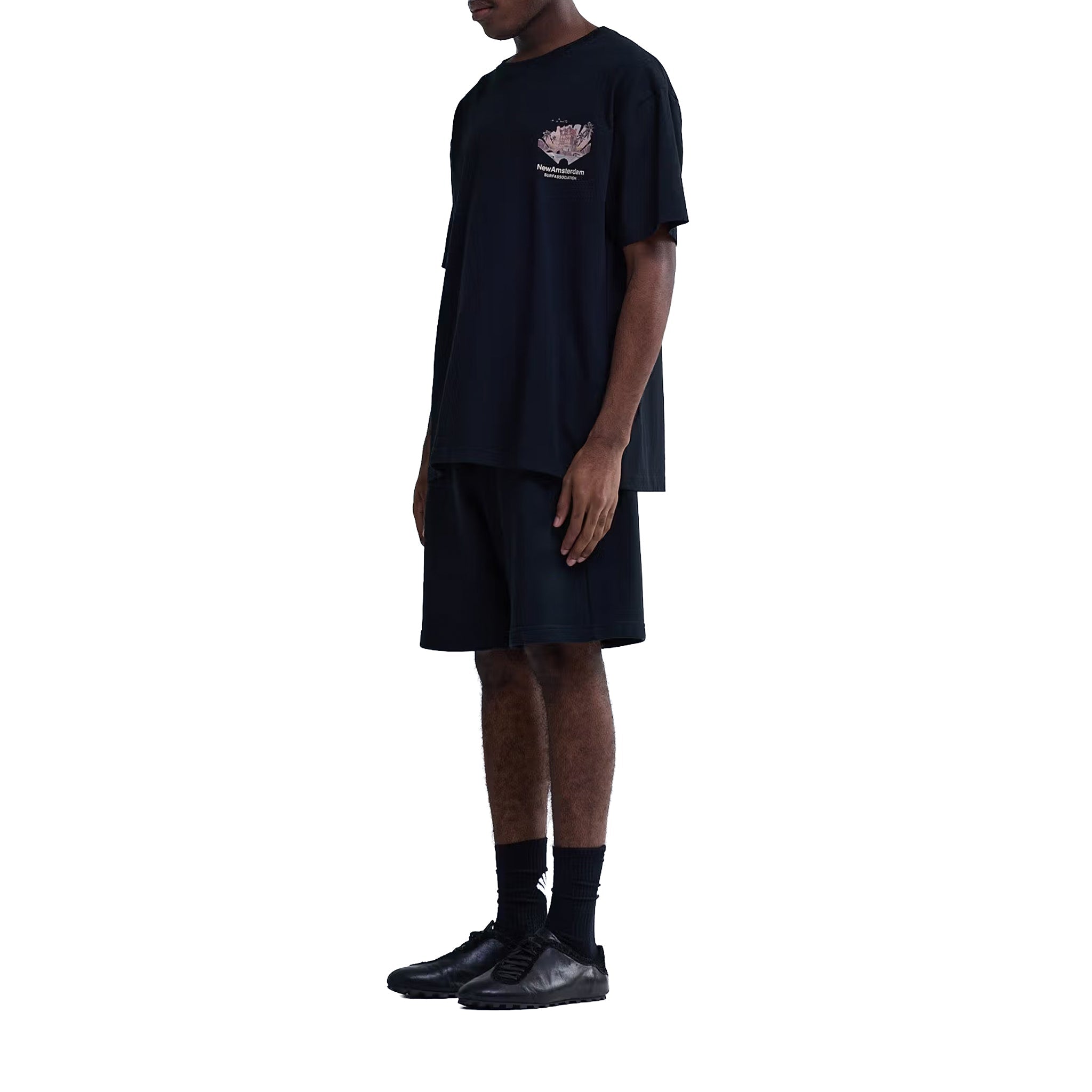 New Amsterdam Surf Association Tropical tee Black