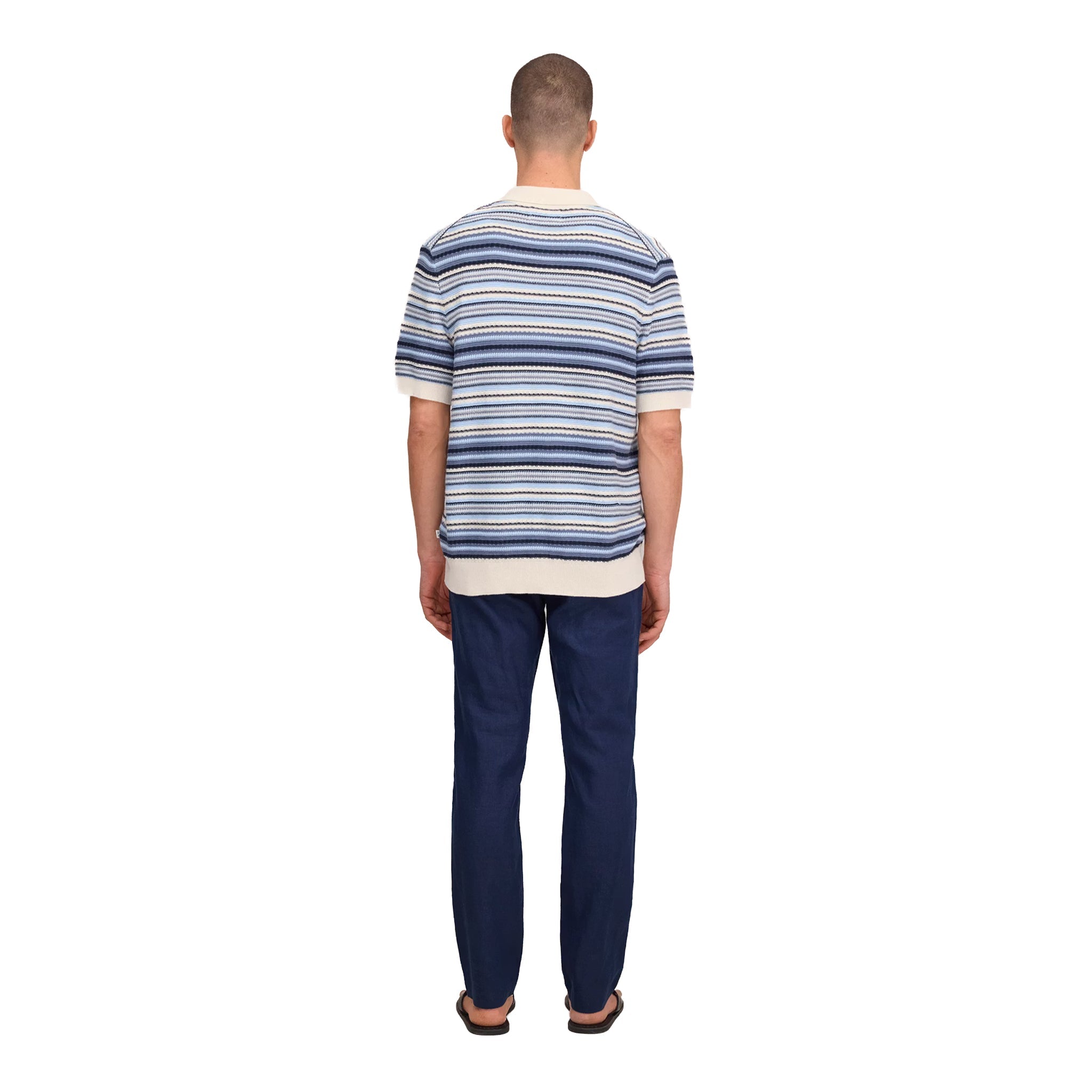 NN.07 Nolan polo cardigan 60019 Navy