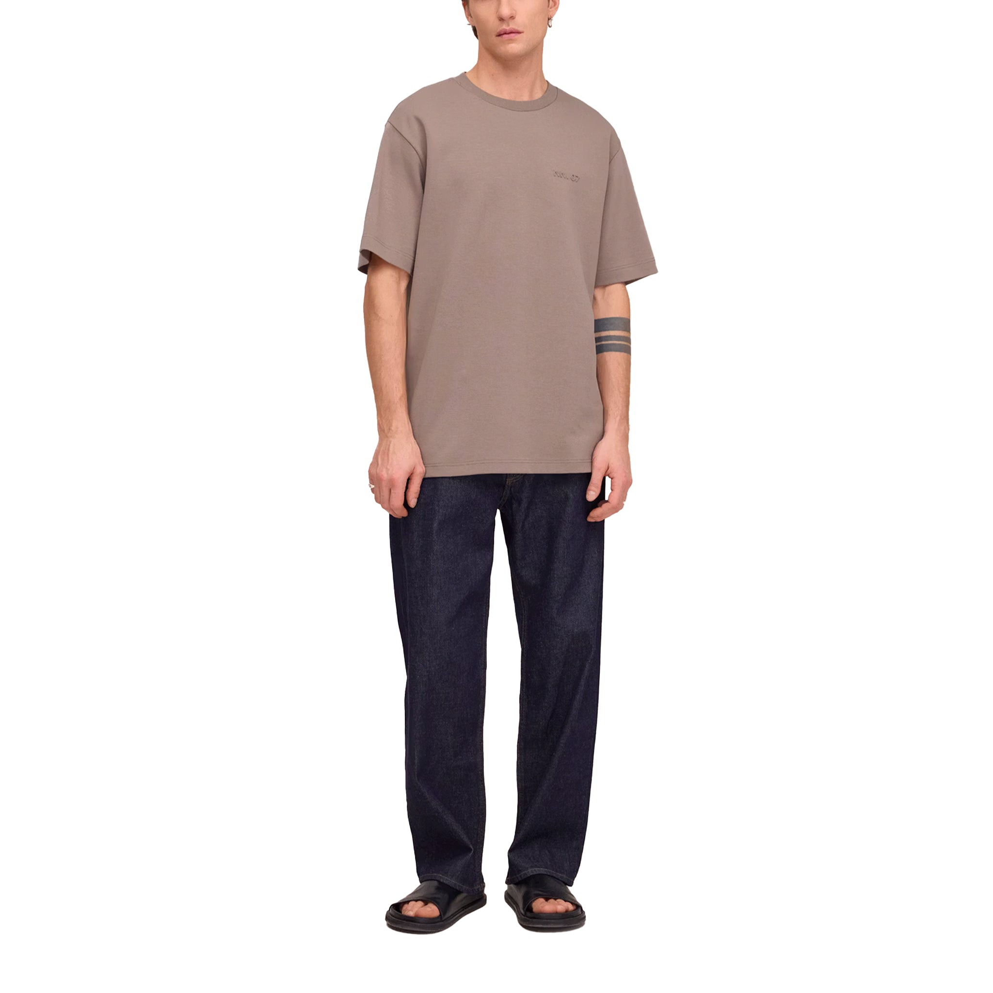 NN.07 Nat ss logo tee 3457 Clay