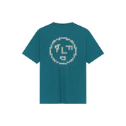 OLAF Dotted face tee Ocean