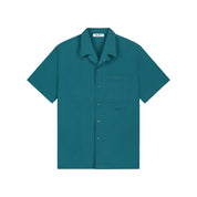 OLAF Seersucker camp shirt Ocean