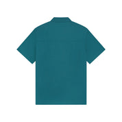 OLAF Seersucker camp shirt Ocean
