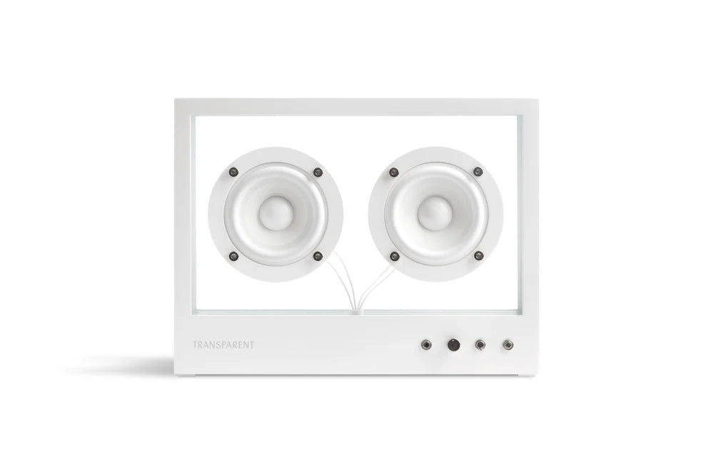 Transparent Small Speaker White