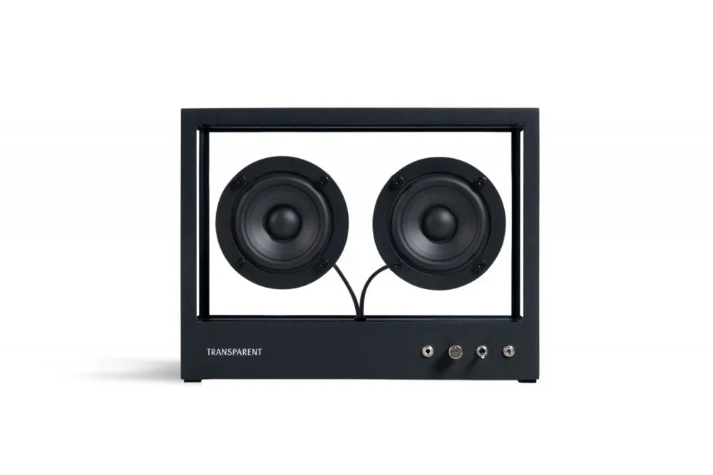 Transparent Small Speaker Black