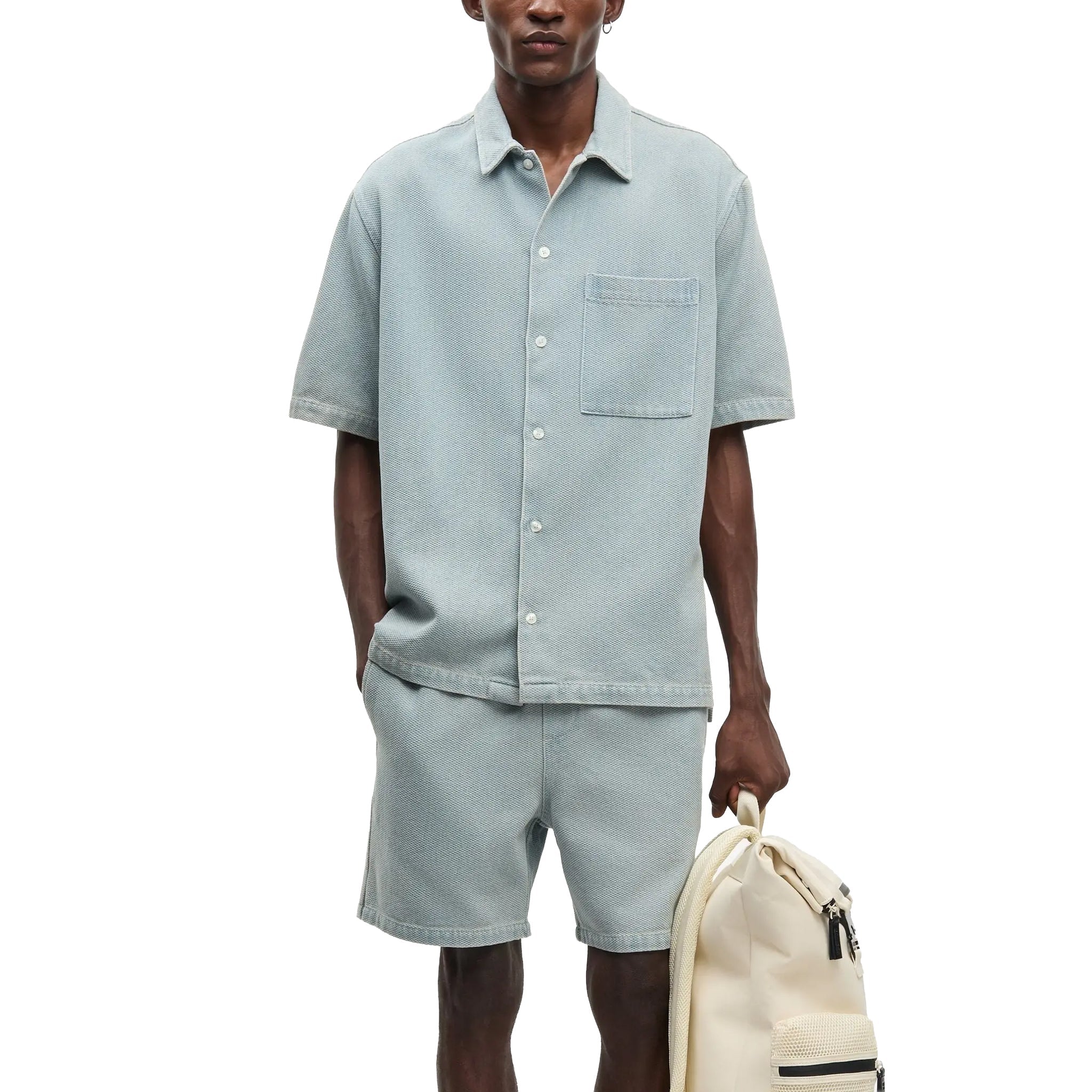 Samsoe Samsoe Saayo O shirt 16070 Light Denim