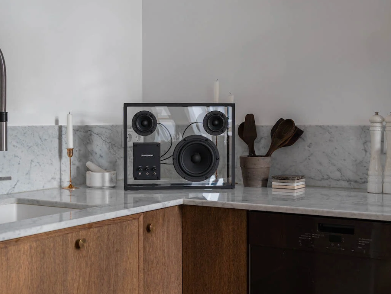 Transparent Speaker Black