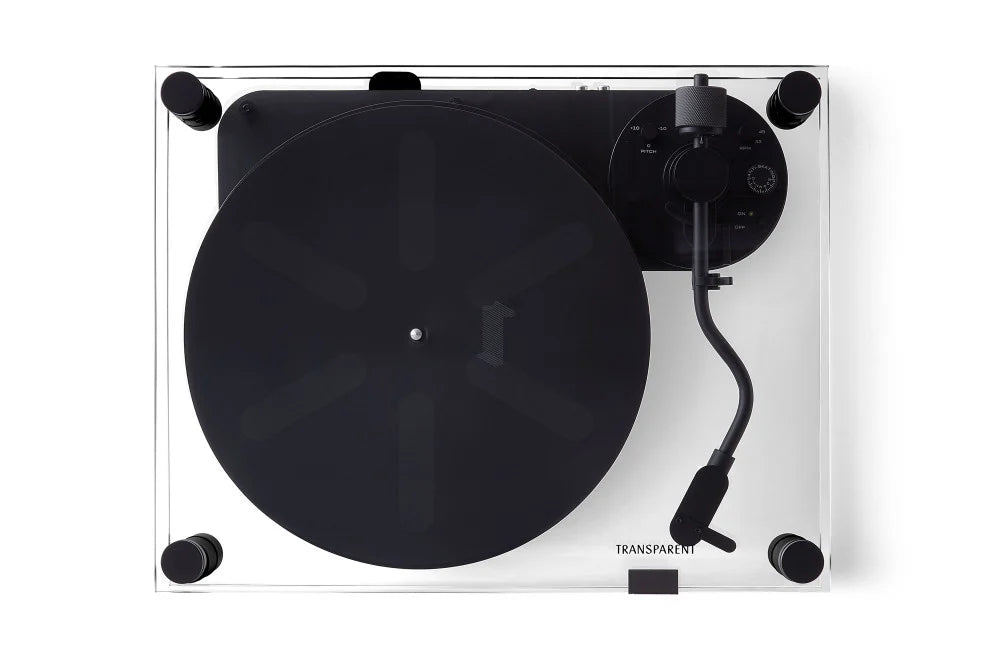 Transparent Turntable Black