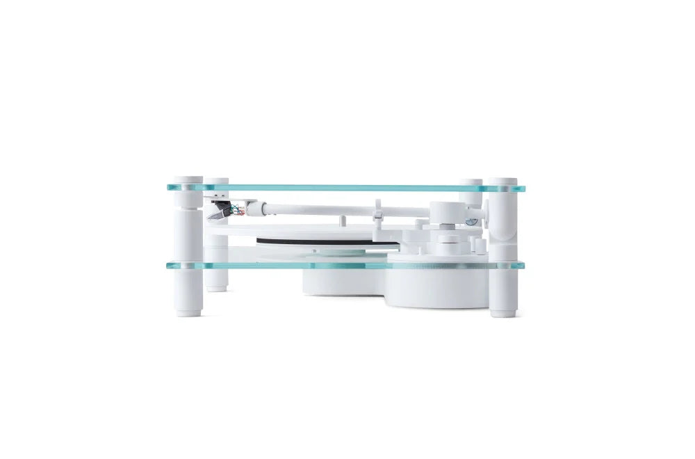 Transparent Turntable White