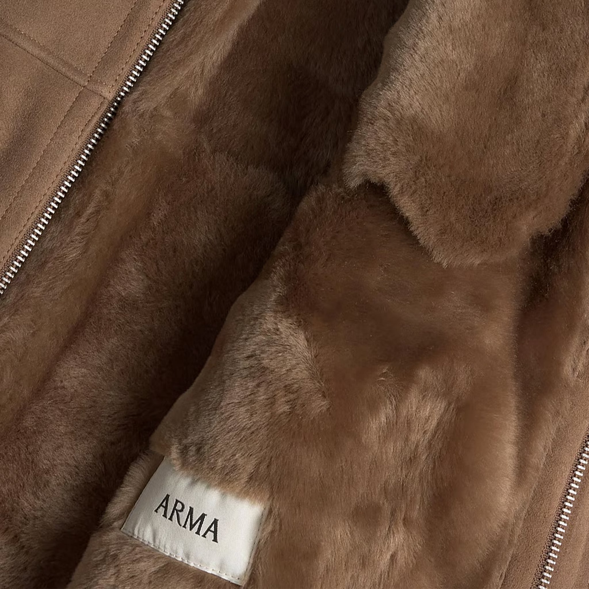 Arma Levy merino suede Brown Suede