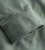 Wood Wood Avenir Crisp Herringbone Shirt Olive