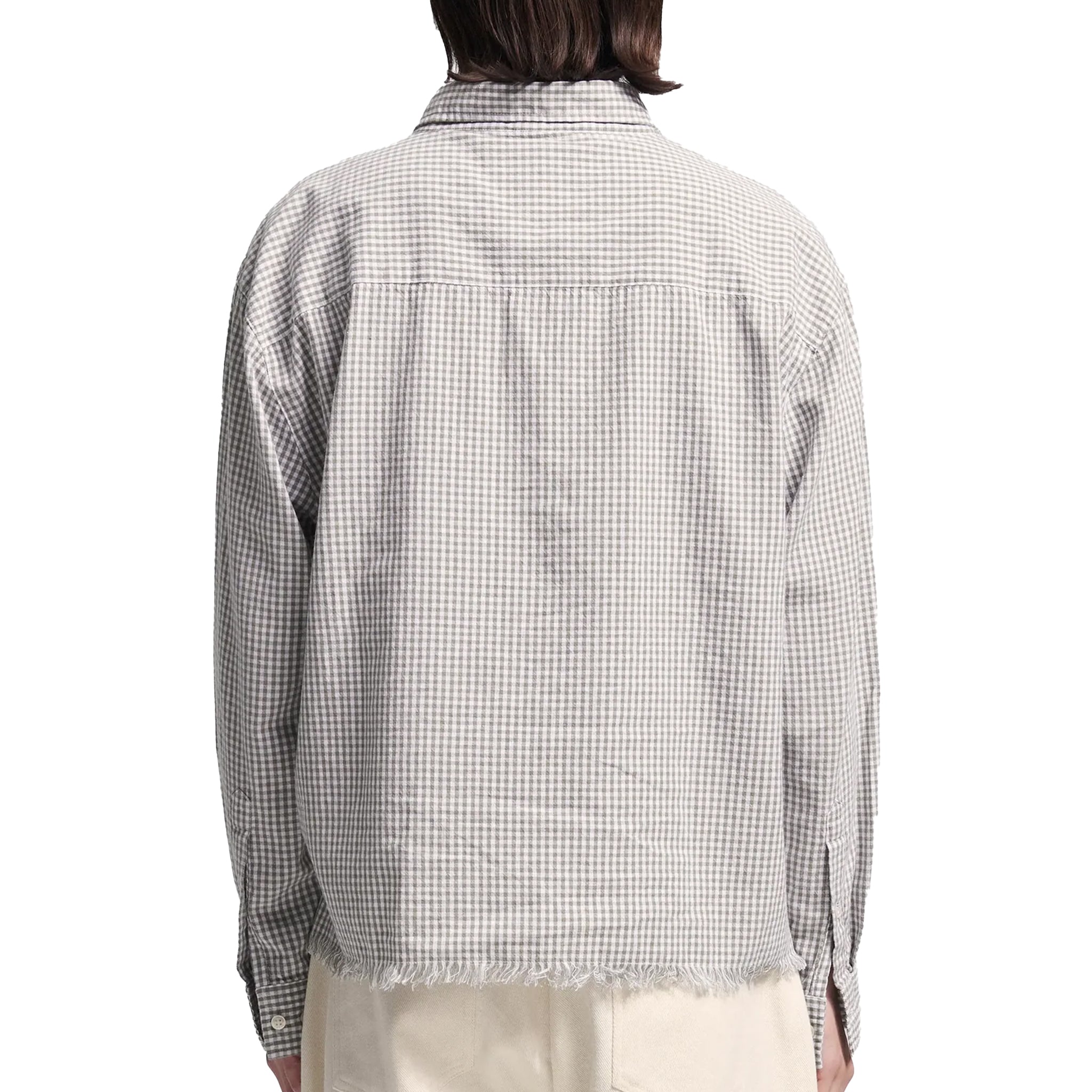 Bram's fruit Distressed farmer shirt ls Olive