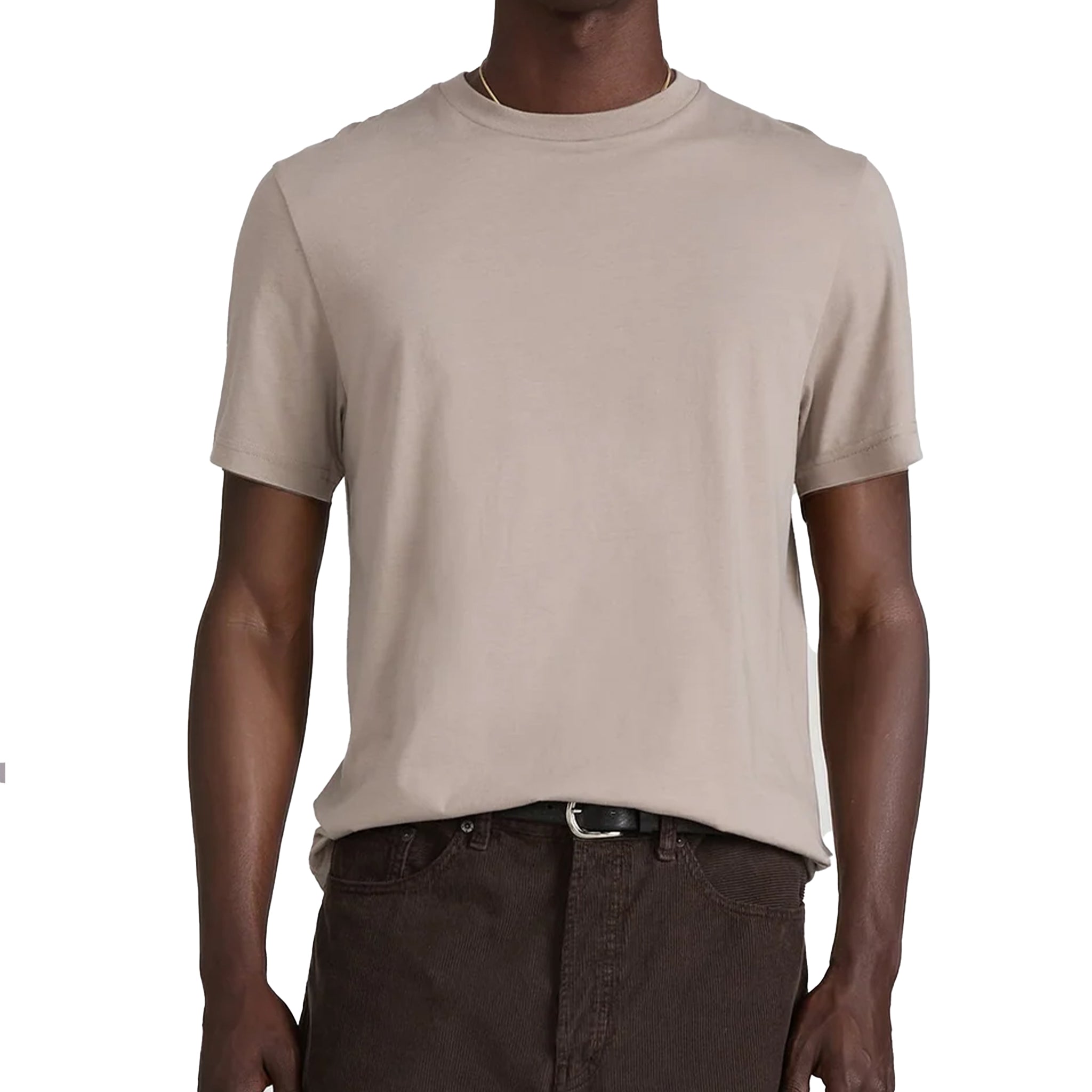 FRAME S/s light cotton tee Clay