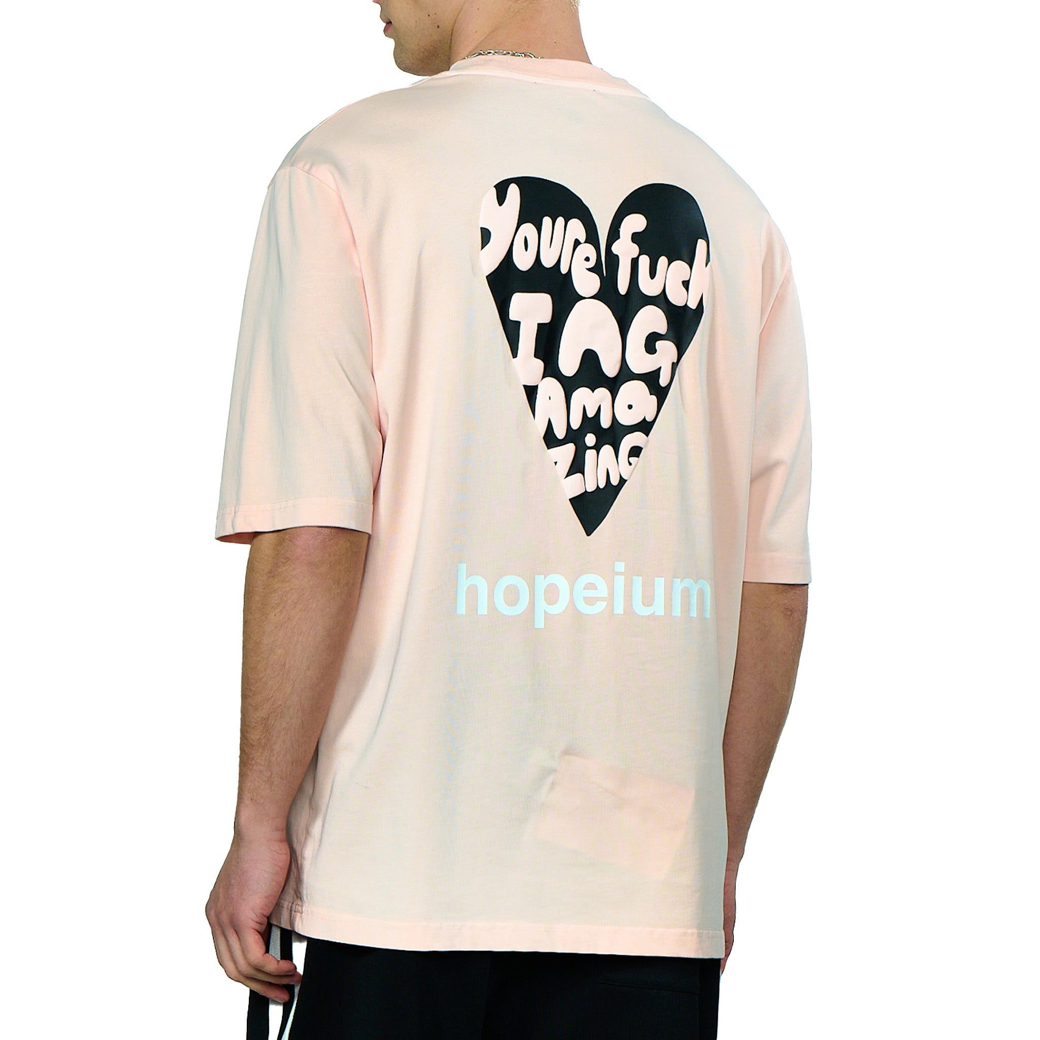 Hopeium Fucking amazing tee s/s Pink