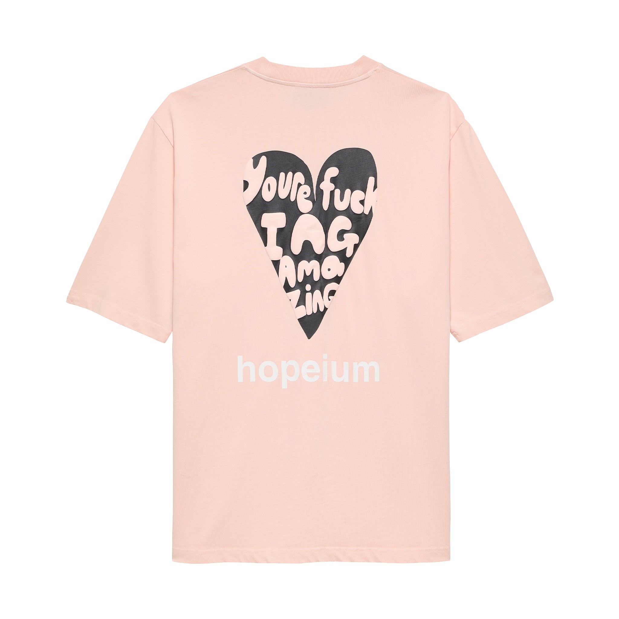 Hopeium Fucking amazing tee s/s Pink