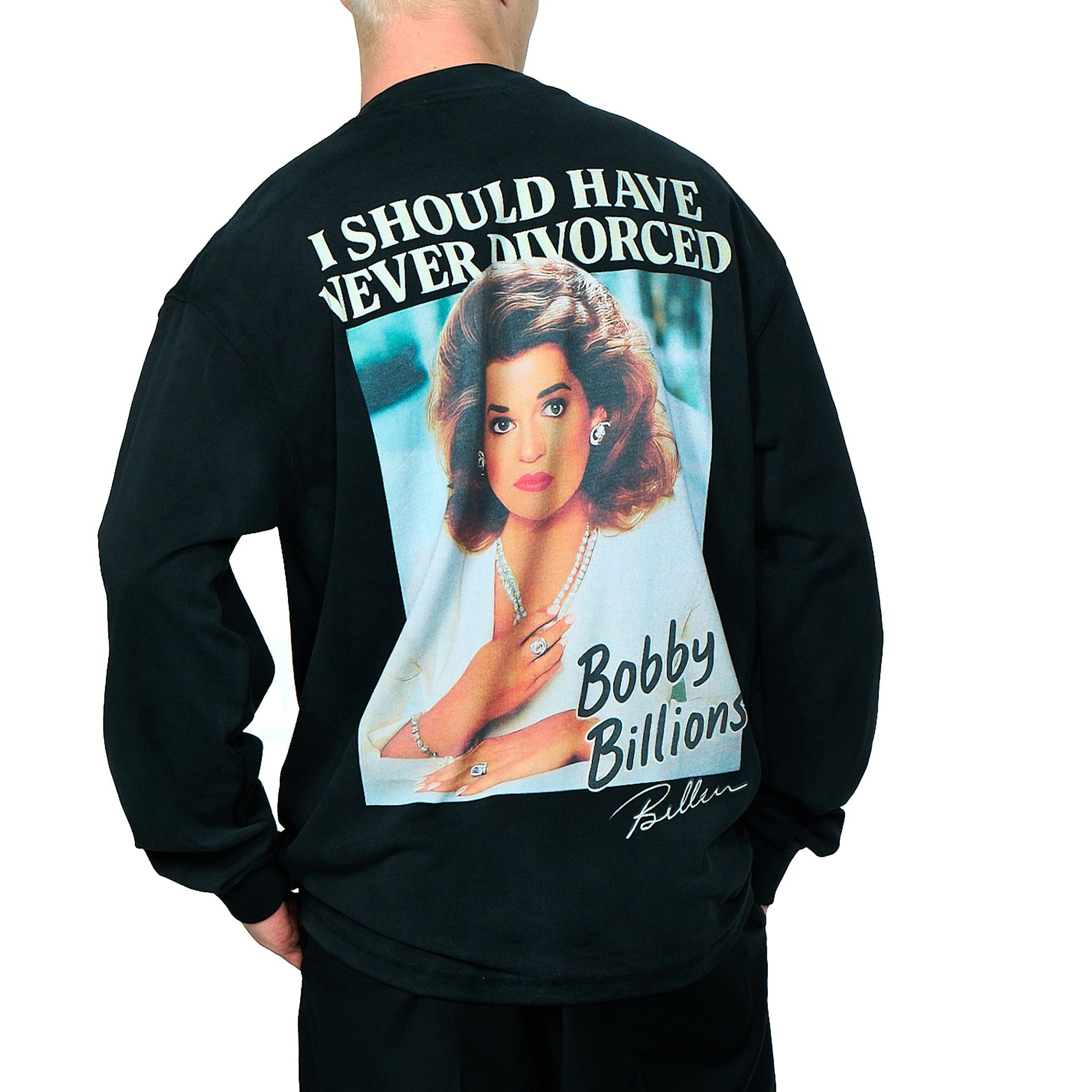 Hopeium Divorce l/s Black