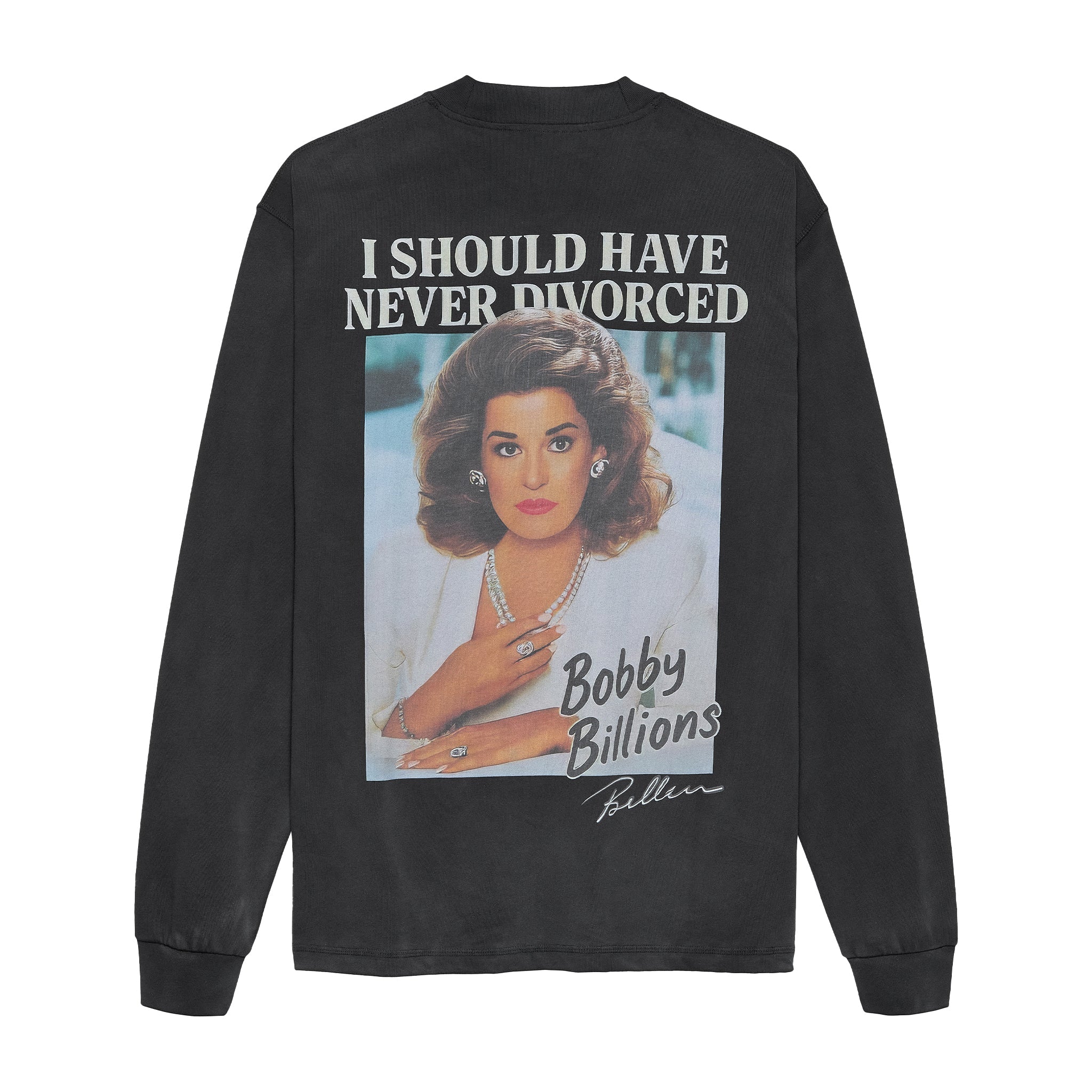 Hopeium Divorce l/s Black